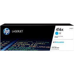 HP TONER CARTRIDGE 416X Cyan 