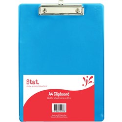 Stat Clipboard A4 Acrylic Blue 