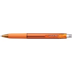 Uni-Ball URN180 RE Erasable Gel Rollerball Pen Retractable Fine 0.5mm Sun Orange