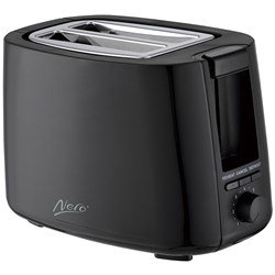 Nero 2 Slice Toaster Black  