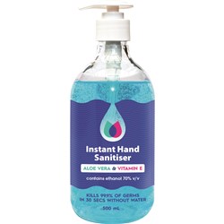 CleanPlus Hygiene Instant Hand Sanitiser 500ml 70% Ethanol 