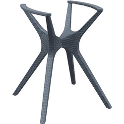 Ibiza Hospitality Table Base  Small Suit Tops 700W To  900mmW Anthracite