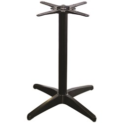 Astoria Hospitality Table Base  Suits Top Size Up To 800W x 800mmD Square Black