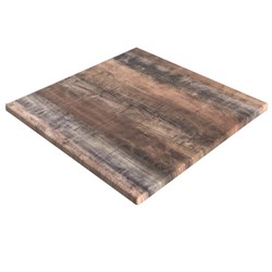 SM France Square Table Top Indoor Outdoor Use 800W x  800mmD Arizona