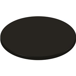SM France Round Table Top Indoor Outdoor Use 700mm Diameter Black