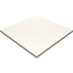 SM France Square Table Top Indoor Outdoor Use 600W x  600mmD White