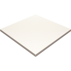 SM France Square Table Top Indoor Outdoor Use 800W x  800mmD White