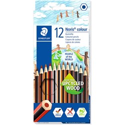 Staedtler Noris Colour Pencils People Of The World  Assorted Colours Pack of 12