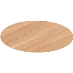 OM Premier Round Meeting Table Top Only 900 Diameter x 25mmH Virginia Walnut