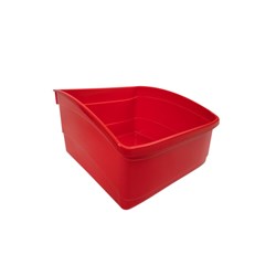 Visionchart Creative Kids Large Plastic Book Tub 290W x 300D x 195mmH Red