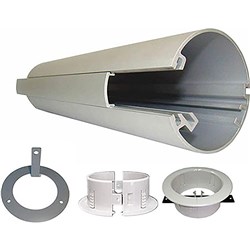 Rapidline Power Pole Kit Floor To Ceiling 3.3m High + 5m  Lead And Starter Socket Black