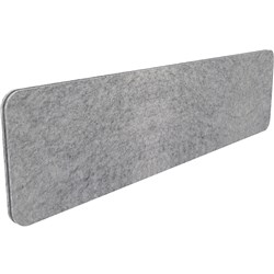 Rapidline Desk Mounted Eco  Panel Screen 1490W x 27D x 400mmH Marble Grey
