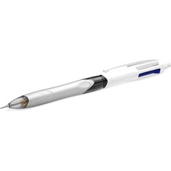 Bic 4 Colour Multi-Function  Ballpoint Pen Retractable 3 Pens and 1 Pencil