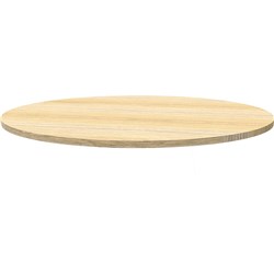 Rapidline Round Table Top Only 1200mm Diameter x 25mmD Natural Oak