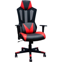 K2 Box Seating Prime Gaming Chair Black and Red 