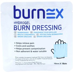 Burnex Burn Hydrogel Dressing 10 x 10cm 