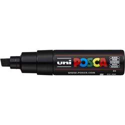 Uni Posca PC-8K Paint Marker Broad 8mm Chisel Tip  Black