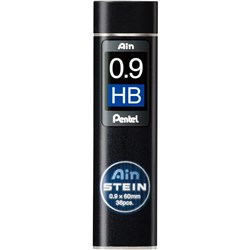 Pentel Ain Stein Leads Refill C279 0.9mm HB Tube Of 36