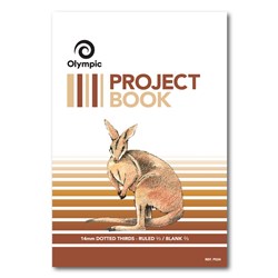 Olympic P524 Project Book 335 x 240mm 14mm Dotted Thirds And Blank 24 Page