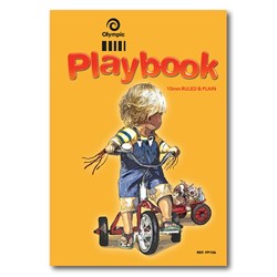 Olympic PP106 Play Book 335 x 240mm 10mm Ruled And Plain 64 Page