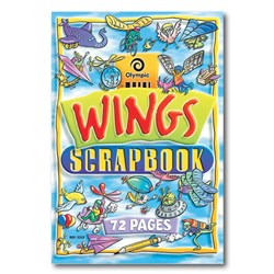 Olympic S325 Scrapbook 335 x 240mm Blank 72 Page Wings  