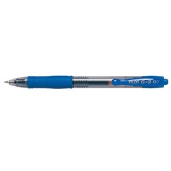 Pilot G2 Gel Ink Pen Retractable Fine 0.7mm Blue  