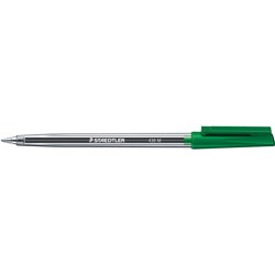 Staedtler 430 Stick Ballpoint Pen Medium 1mm Green  