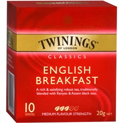 Twinings English Breakfast Tea Bags Pack of 10 