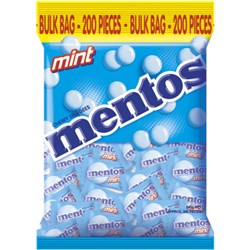 Mentos Lollies Mint Pillow Pack Portion Control 540g 