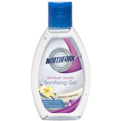 Northfork Instant Hand Sanitising Gel Vanilla Fragrance 70ml