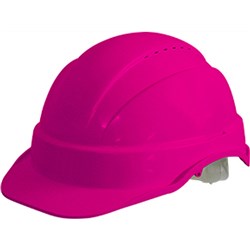 Maxisafe Vented Hard Hat Sliplock Harness Pink 