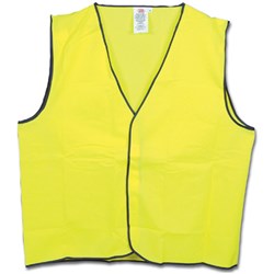 Maxisafe Hi-Vis Day Safety Vest Extra Large Yellow 