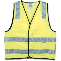 Maxisafe Hi-Vis Day Night Safety Vest 2XL Yellow 