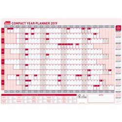 SASCO YEAR PLANNER Compact 406x596mm 