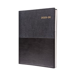 Collins Vanessa Financial Year Diary A5 Day to Page Black