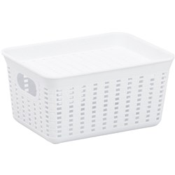 Henledar Rattan Basket Small White  